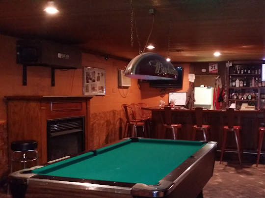 Blue Ox air cleaner installed in a bar to remove cigarette smoke and odors.